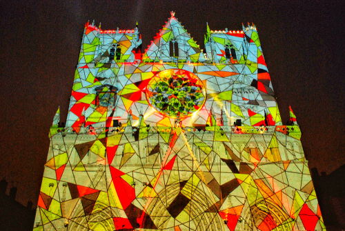 Saint-jean Cathedral, Festival of Lights | Lyon, France