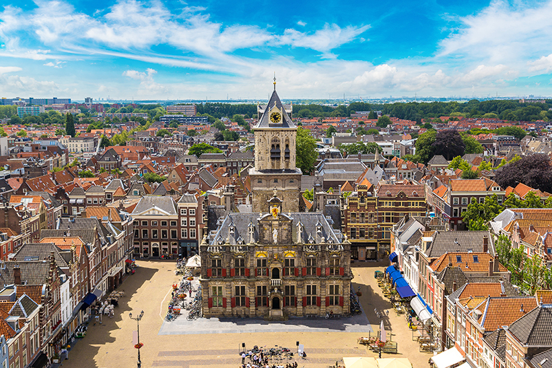 City hall, Delft
