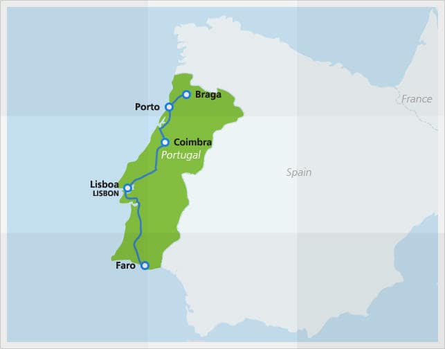アルファ ペンドゥラールの路線図