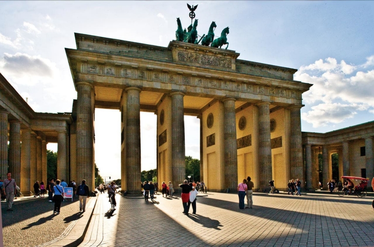 Portão de Brandenburgo em Berlim, Alemanha