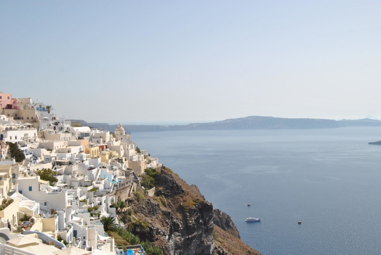 View over the Greek Islands