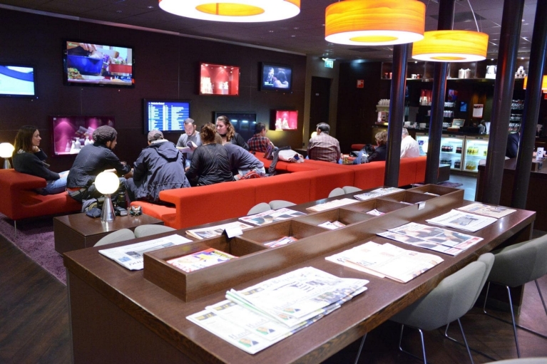     Sala de espera en Amsterdam Centraal  