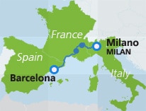 フランス イタリア スペイン間の旅行 ユーレイル フランス イタリア スペイン鉄道パス Eurail Com