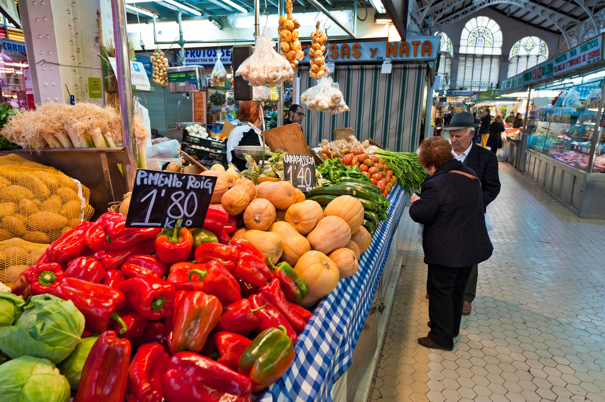 西班牙巴伦西亚的中央市场 (Mercado Central)