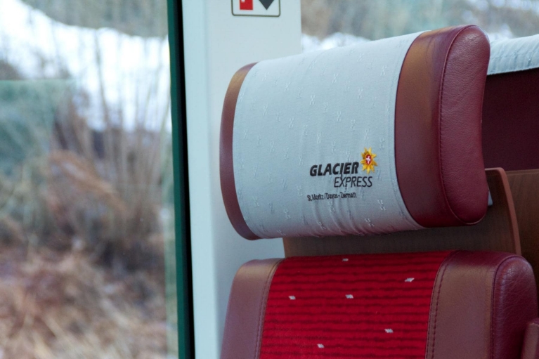 Seat in Glacier Express