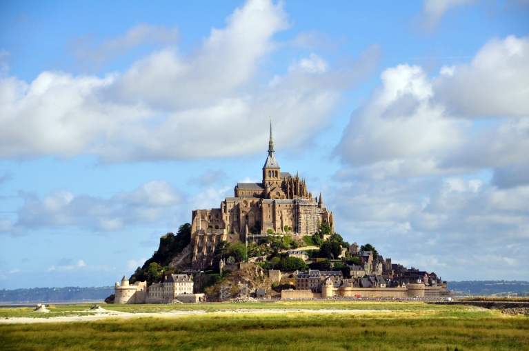 Monte Saint-Michel na Normandia
