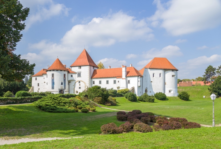 La fortaleza de la Ciudad Antigua (Stari Grad) en Varaždin