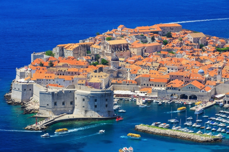 Vista del casco antiguo de Dubrovnik