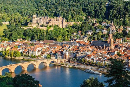 1 week in Germany | View over Heidelberg in summer