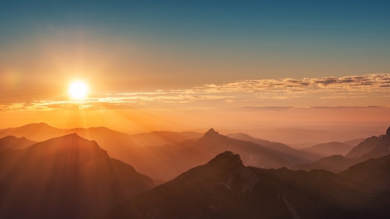austria-mountain-sunrise