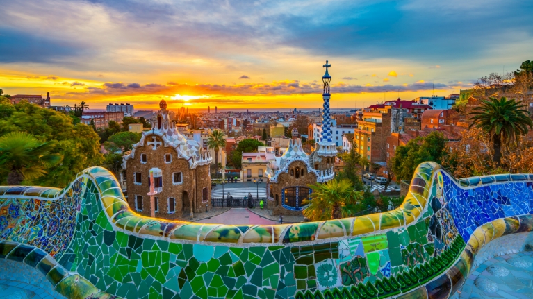 paisagem urbana de barcelona