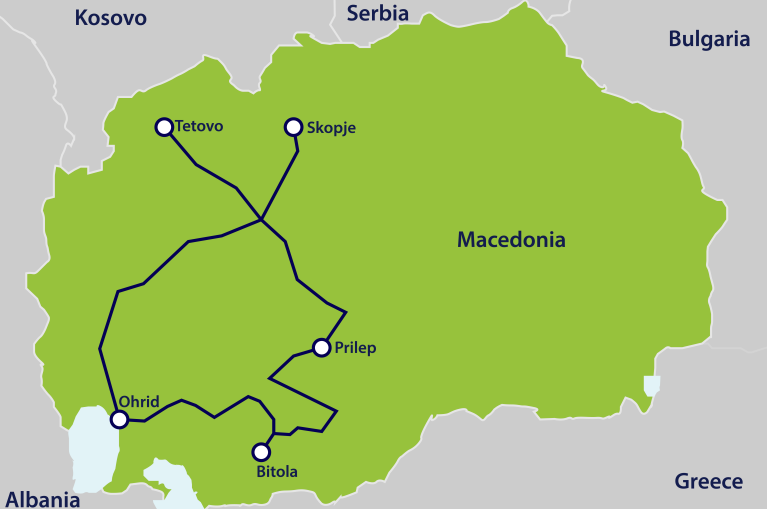 Macedonia_itinerary_map