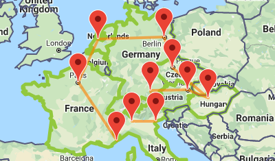 map of european cities to visit 3 Weeks In Europe By Rail Train Holidays In Europe Eurail Com map of european cities to visit