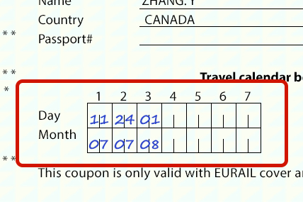 how to use your Eurail paper Pass 2