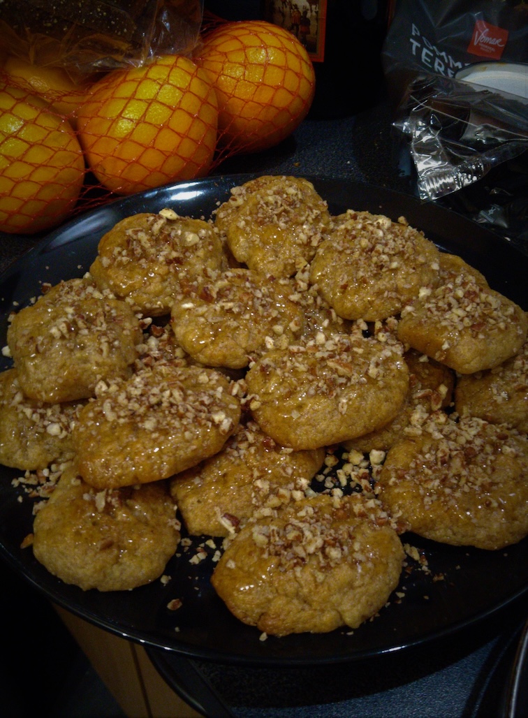 Melomakarona cookies (by Chrisy)