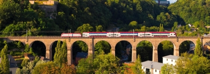 Luxemburgo de trem