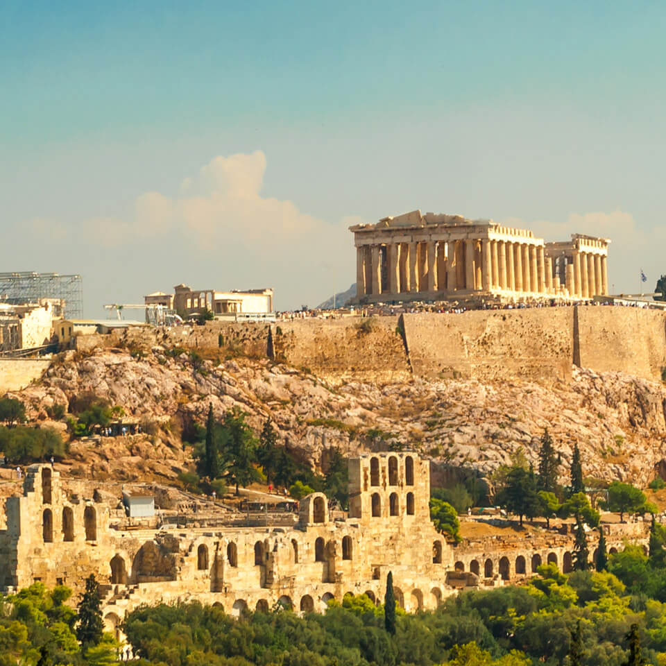 The Parthenon temple on Acropolis, Athens | Explore Greece by train