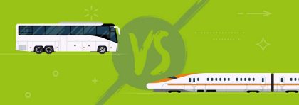 Bus Travel vs Train Travel | Travelling by Bus or Train across Europe ...